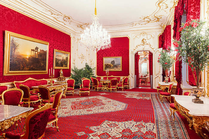 Großer Salon der Kaiserin Elisabeth im Sisi Museum