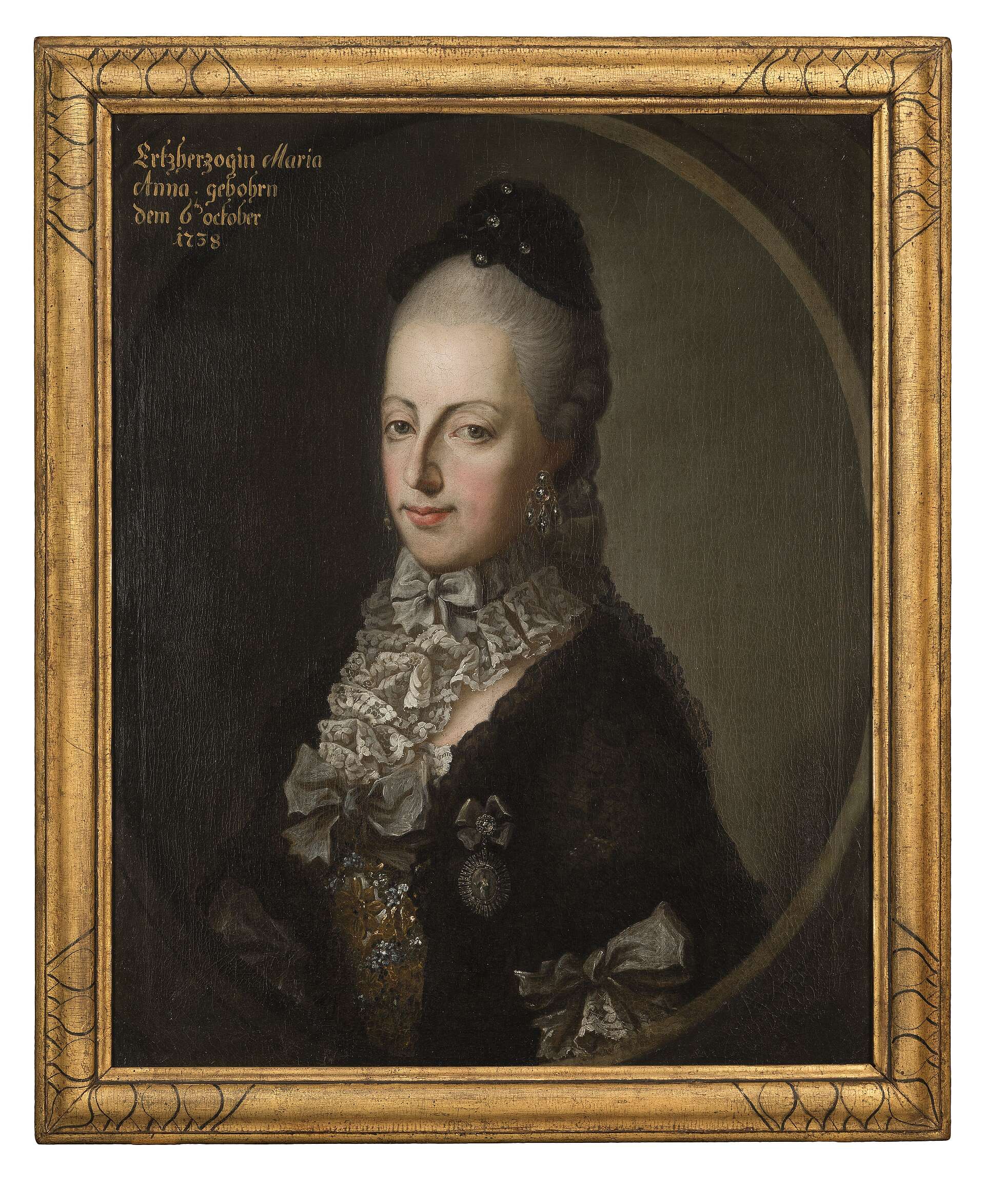 Portrait von Maria Anna, zweitgeborene Tochter von Maria Theresia