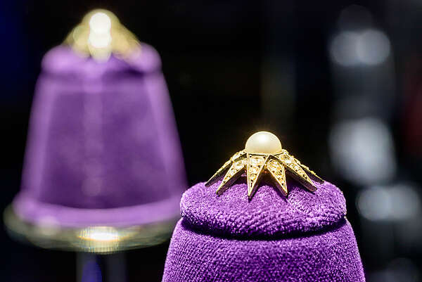 Nahaufnahme des originalen Diamantstern der Kaiserin Elisabeth